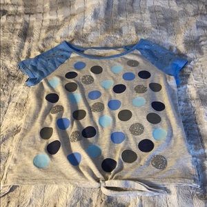 Kids justice T-shirt with bedazzled!!!!!